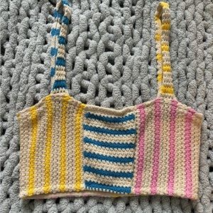 zara crochet top